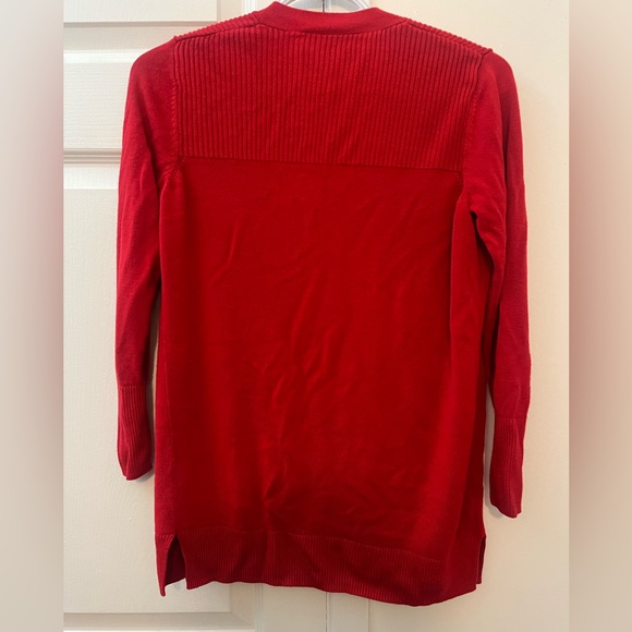 CLEO Red Cardigan - Picture 2 of 3